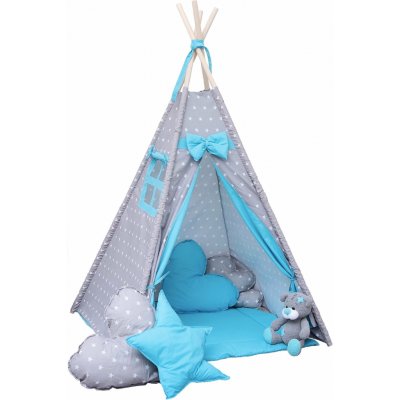 BabyTýpka Dětské teepee Stars blue – Zboží Dáma
