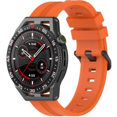 PROTEMIO RUBBER Silikonový řemínek Huawei Watch Buds / GT3 SE / GT3 Pro 46mm oranžový 59912