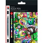 Marabu Graphix 0145000000100 Aqua Pen 12 ks – Zboží Mobilmania