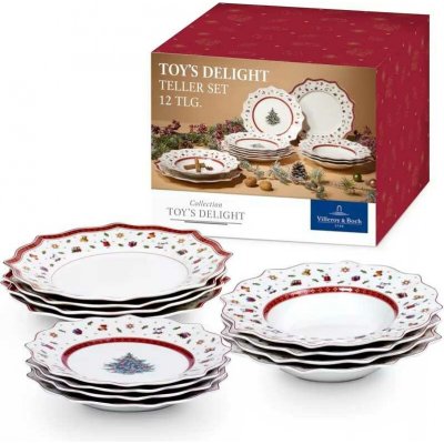 Villeroy & Boch Vánoční set talířů Toy's Delight 12 ks – Sleviste.cz