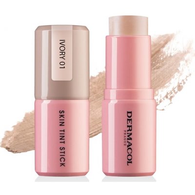 Dermacol Lehký hydratační make-up v tyčince skin tint Stick 01 Ivory 15 g – Sleviste.cz