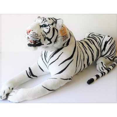 tygr bílý velký 110 cm – Zboží Mobilmania