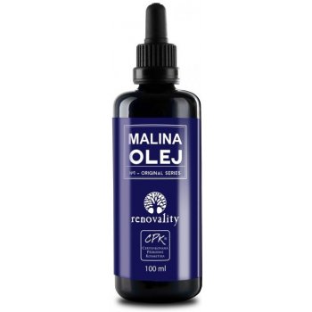 Renovality malinový olej za studena lisovaný 100 ml