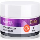 Delia Cosmetics White Fusion C+ rozjasňující noční krém proti vráskám 50 ml