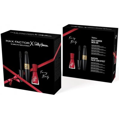 Max Factor False Lash Effect řasenka Black 13,1 ml + Sally Hansen lak na nehty 220 Red 9,2 ml dárková sada – Zboží Mobilmania