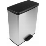 Curver DECO BIN DUO 26L+26L Odpadkový koš stříbrný 01129-C70 – Hledejceny.cz