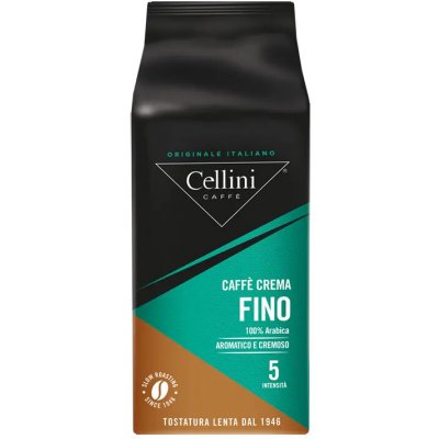 Cellini Caffe Crema Fino 100% Arabica zrnková 1 kg – Hledejceny.cz