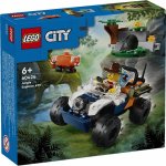 LEGO® City 60424 Čtyřkolka na průzkum džungle – mise panda červená – Zboží Živě