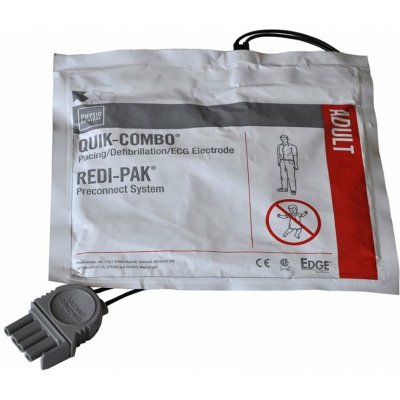 STRYKER nalepovací elektrody pro AED defibrilátor LIFEPAK QUIK-COMBO REDI PAK dospělého – Zboží Mobilmania