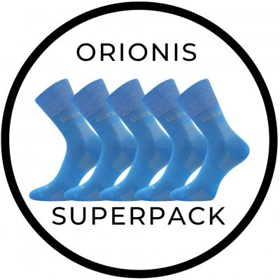 Voxx ORIONIS SUPERPACK antibakteriální merino ponožky se stříbrem modrá – Hledejceny.cz