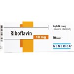 Generica Riboflavin 10 mg 30 tablet – Hledejceny.cz