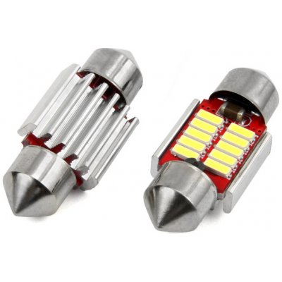AMiO LED žárovky CANBUS 10smd 4014 Festoon 31mm White 12V/24V – Hledejceny.cz