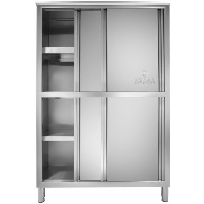 Royal Catering Nerezová kuchyňská skříň - 120 cm RCGE-120 – Zboží Mobilmania