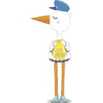 BALÓNEK AIRWALKER fóliový Čáp Just Arrived 150 cm – Zboží Dáma