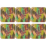 PokojovaDekorace.cz Korkové podtácky s potiskem 551 9,5x9,5cm 6 ks – Zboží Mobilmania