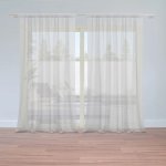 Sablio Záclony Šedá: 2ks 150x250cm – Hledejceny.cz