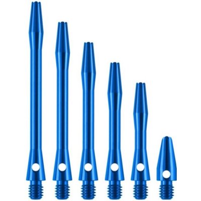 Designa Aluminium ALU DARTS BLUE modré X-Short 28,5 mm – Zboží Dáma