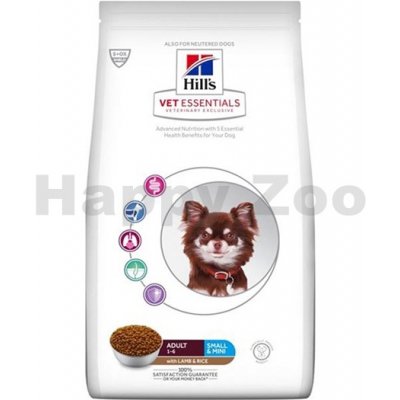 Hill’s Vet Essentials Adult Small & Mini with Lamb & Rice 7 kg – Hledejceny.cz