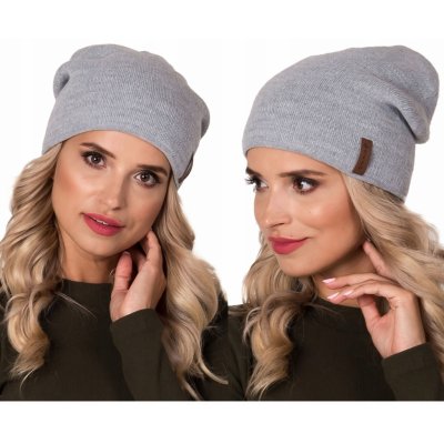 Fashionweek elegantní dámská teplá čepice beanie ZIZI-V1 šedý – Hledejceny.cz