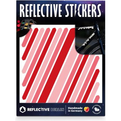 Reflective Berlin Reflexní nálepky Reflective Shapes versal red – Hledejceny.cz