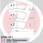 ZIMMERMANN Sada brzdových destiček kotoučové brzdy ZIM 23795.150.1