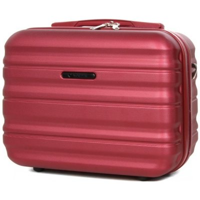 Worldline 628 Cestovní kosmetický kufřík ABS 15l vínová – Zboží Dáma