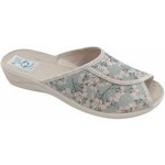 Adanex dámské pantofle 29541 na klínku béžové – Zboží Dáma