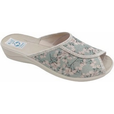 Adanex dámské pantofle 29541 na klínku béžové – Zboží Dáma