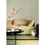 Crearreda Samolepicí dekorace WA S Magnolia 59155 Kvetoucí větev magnólie 2 archy 15x31 cm – Zboží Dáma