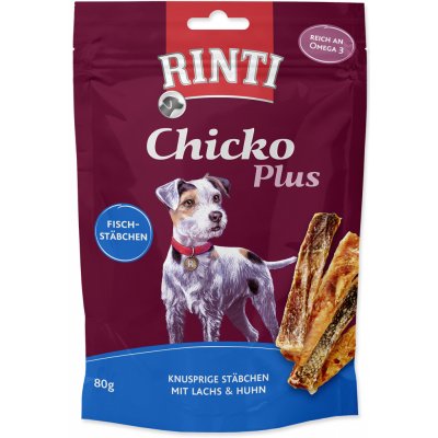 RINTI Extra Chicko Plus losos + kuře 80 g – Zbozi.Blesk.cz