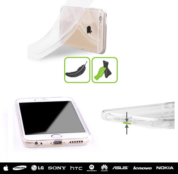 Pouzdro Head Case Xiaomi Redmi Note 7 Čiré bez potisku