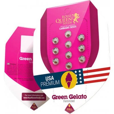 Royal Queen Seeds Green Gelato semena neobsahují THC 10 ks – Zboží Mobilmania