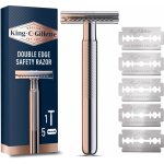 Gillette King C. Double Edge + 5 ks hlavic – Zboží Mobilmania