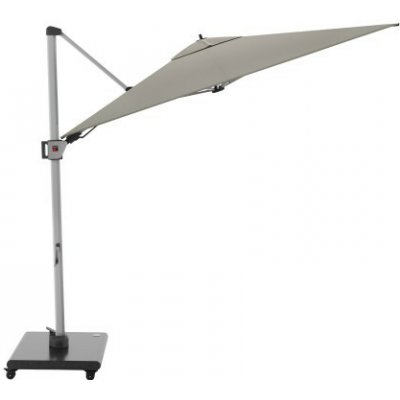 Knirps HYPERION 330 x 240 cm luxusní výkyvný zahradní slunečník s boční tyčí Písková – Hledejceny.cz
