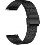 Lige Milánský tah síťovaný řemínek černý nerez ocel 660962 – Zboží Dáma