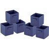 Úložný box Abato úložný box 26 cm čtvercový modrá