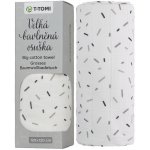 T-tomi Velká bavlněná tetra osuška grey lines / šedé čárky – Sleviste.cz