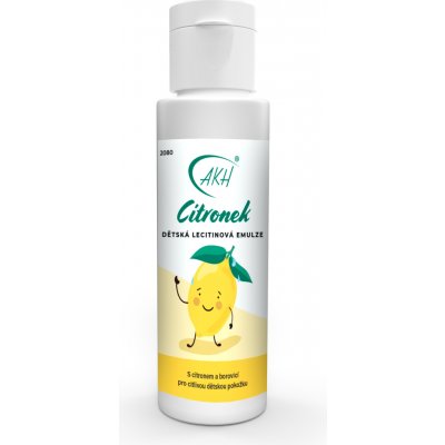 AKH Dětská lecitinová emulze CITRONEK s osvěžujícím účinkem 100 ml – Hledejceny.cz