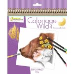 Umělecké omalovánky Coloriage Wild 4 GY093 antistresové omalovánky Emmanuelle Colin – Zboží Dáma