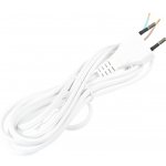 Emos Flexo PVC 2×0,75mm2 3m bílá 2401730132 – Zboží Mobilmania