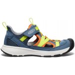 Keen Motozoa Sandal Youth vintage indigo/scarlet ibis – Zboží Mobilmania