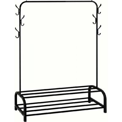 NoBi NB-QX152876 kov černý postranní věšáčky – Zboží Dáma