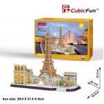 CubicFun 3D puzzle CityLine panorama: Paříž 114 ks – Hledejceny.cz
