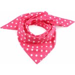 Prima-obchod Bavlněný šátek s puntíky 70x70 cm, barva 3 růžová – Sleviste.cz