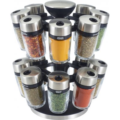 Cole & Mason Otočný stojan s kořenkami 16 ks – Sleviste.cz