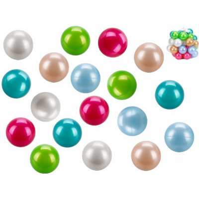 Míčky do hracích koutů perleťové 8cm 40ks 24m+ – Zbozi.Blesk.cz