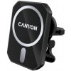 Podložky a stojany k notebooku CANYON držák telefonu do ventilace auta MagSafe CM-15 pro iPhone12/13, magnetický, wireless nabíjení 15W, USB-C