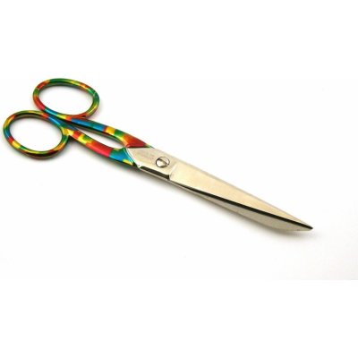 Kovové nůžky 15cm duhové rukojeti – Zboží Dáma Kovové nůžky 15cm duhové rukojeti – Zboží Dáma