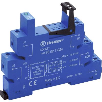 Finder 93.02.0.024 patice pro relé (d x š x v) 77.1 x 14 x 89.7 mm, 1 ks – Hledejceny.cz