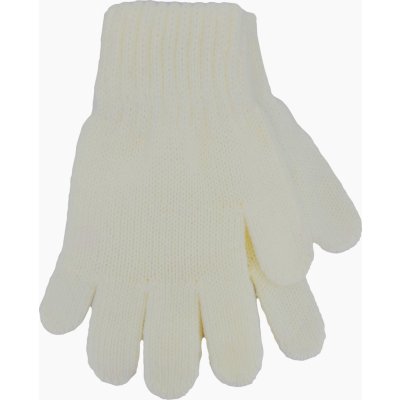Boma Glory Dětské pletené zimní rukavice smetanová – Sleviste.cz